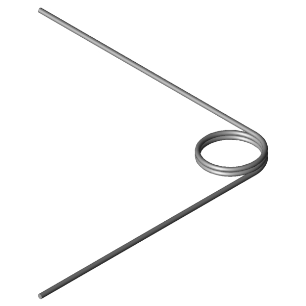 Immagine CAD Molle a torsione T-18477R