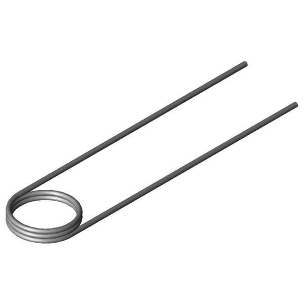 Immagine CAD Molle a torsione T-18478L