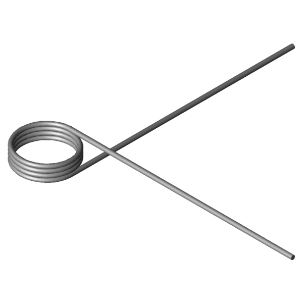 Immagine CAD Molle a torsione T-18483L