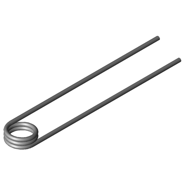 Immagine CAD Molle a torsione T-18502L