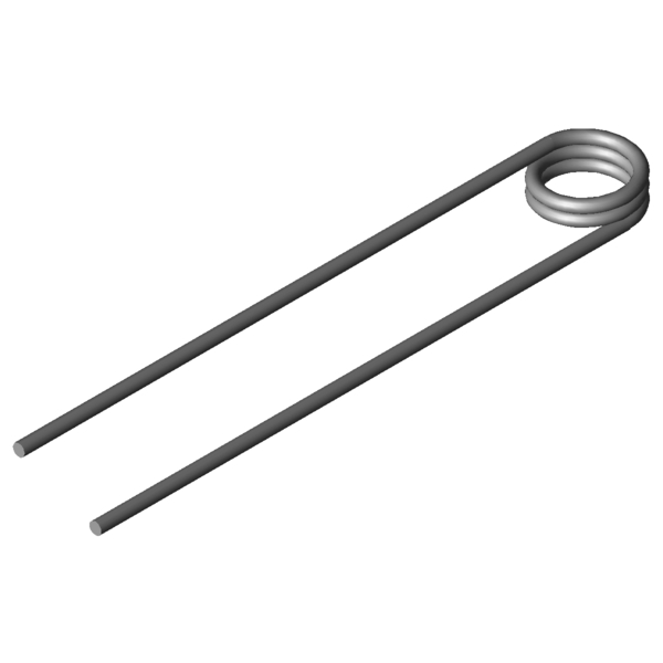 Immagine CAD Molle a torsione T-18502R