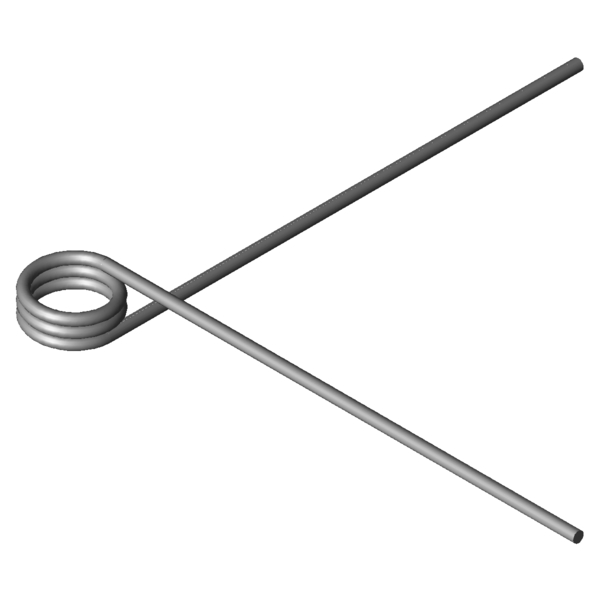 Immagine CAD Molle a torsione T-18503L
