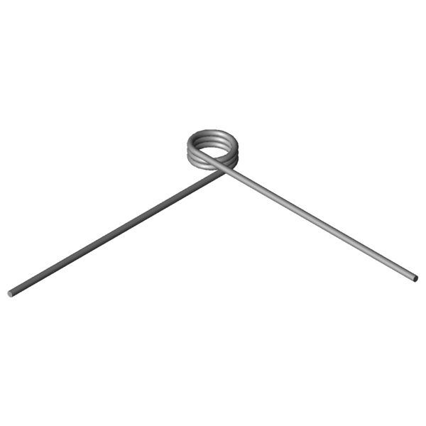 Immagine CAD Molle a torsione T-18503R