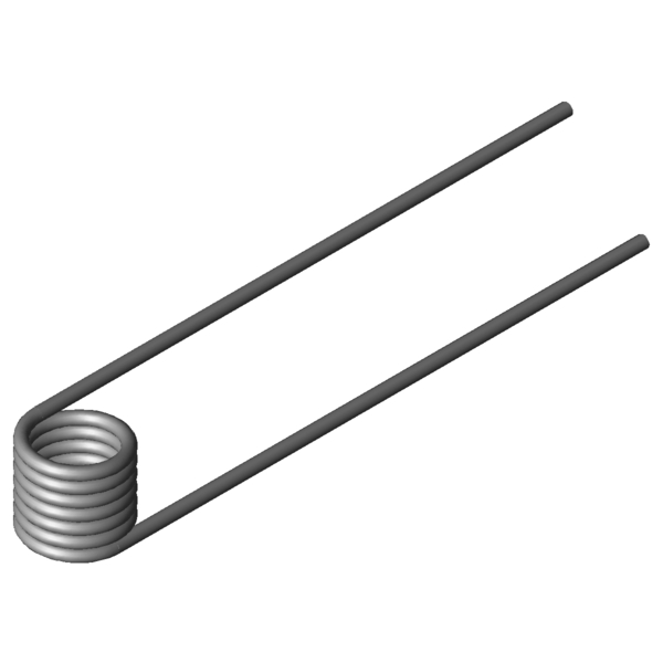 Immagine CAD Molle a torsione T-18510L