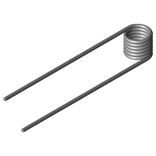 Immagine CAD Molle a torsione T-18510R
