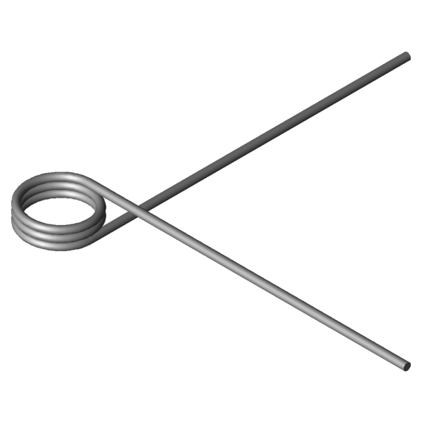 Immagine CAD Molle a torsione T-18528L