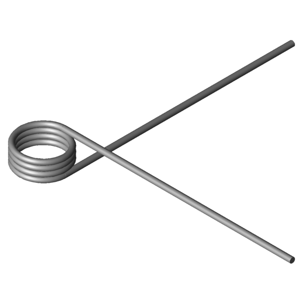 Immagine CAD Molle a torsione T-18532L