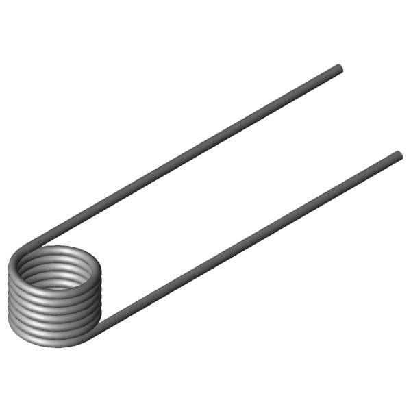 Immagine CAD Molle a torsione T-18535L