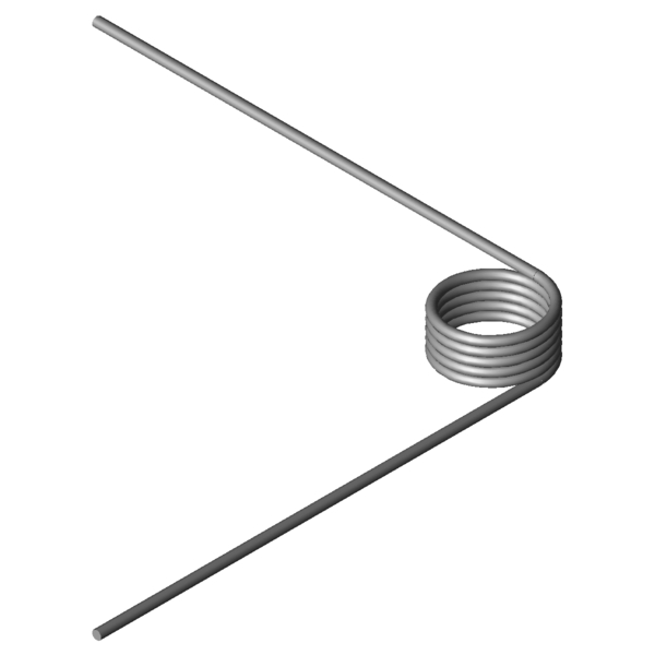 CAD obrázek Zkrutné pružiny T-18559R