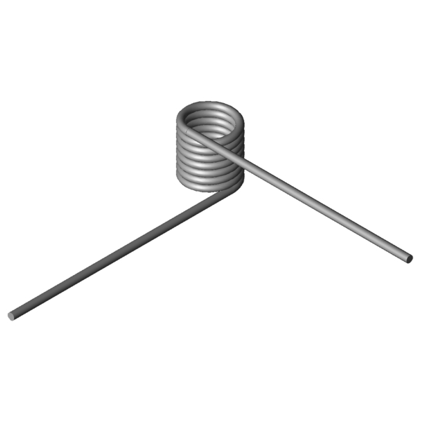 Imagem CAD Molas de torção T-18811R