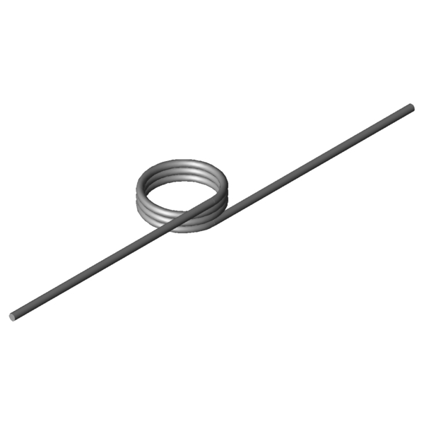 Immagine CAD Molle a torsione T-18928L