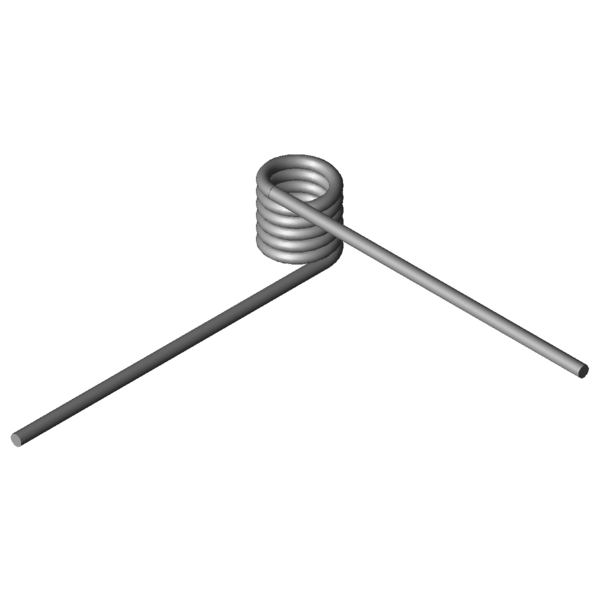 Immagine CAD Molle a torsione T-19203R