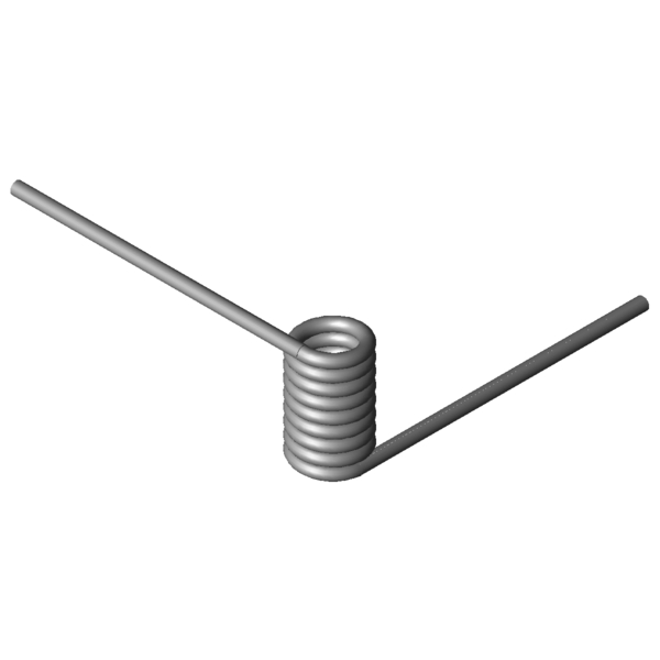 Immagine CAD Molle a torsione T-19405L