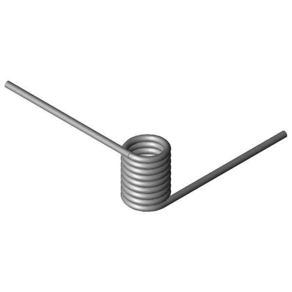 Immagine CAD Molle a torsione T-19425L