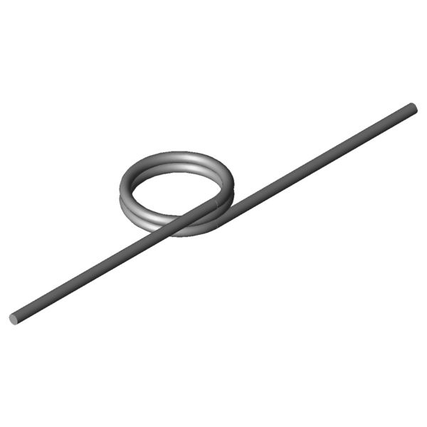 Immagine CAD Molle a torsione T-19460L