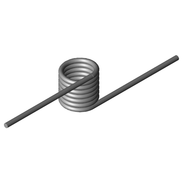 Immagine CAD Molle a torsione T-19524L