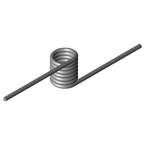 Immagine CAD Molle a torsione T-19708L