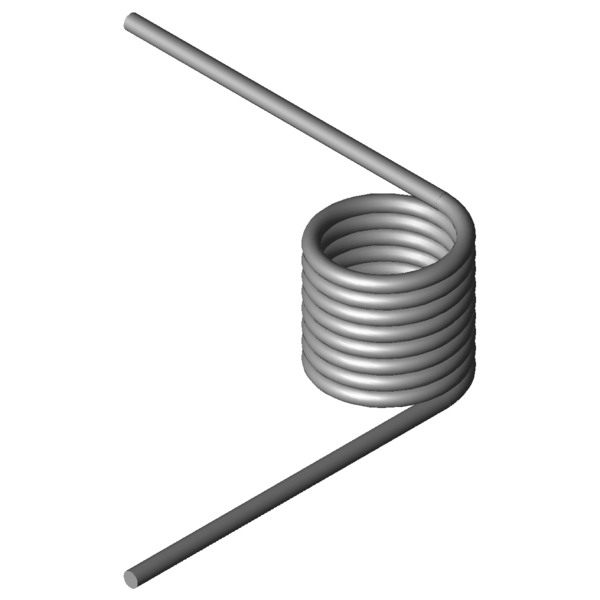 Immagine CAD Molle a torsione T-19750R