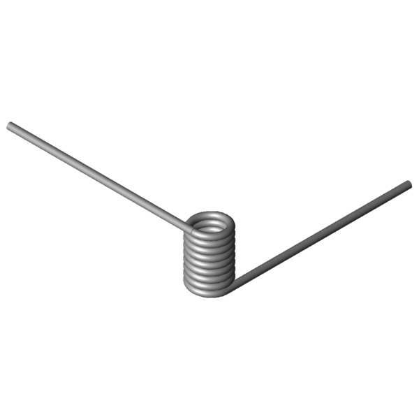 Immagine CAD Molle a torsione T-19810L
