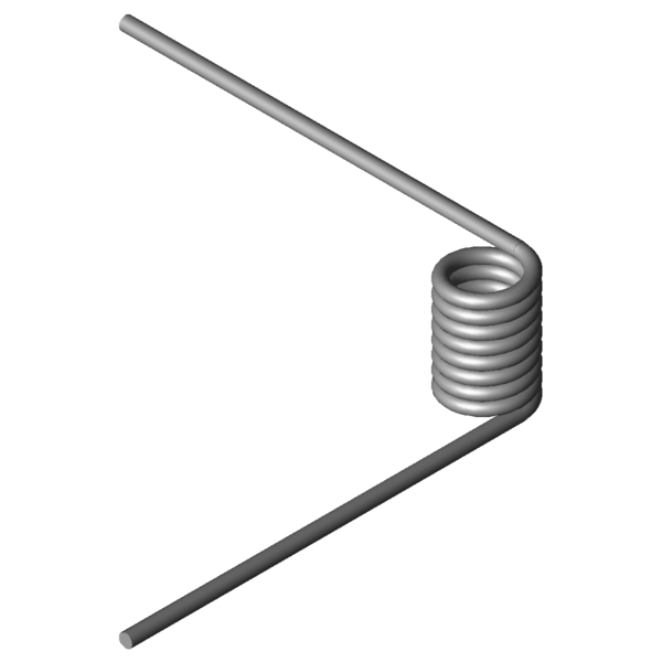 Immagine CAD Molle a torsione T-19810R