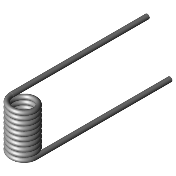 Immagine CAD Molle a torsione T-19811L