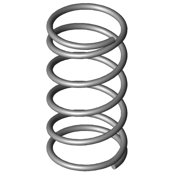 CAD obrázek Tlacné pružiny VD-006A