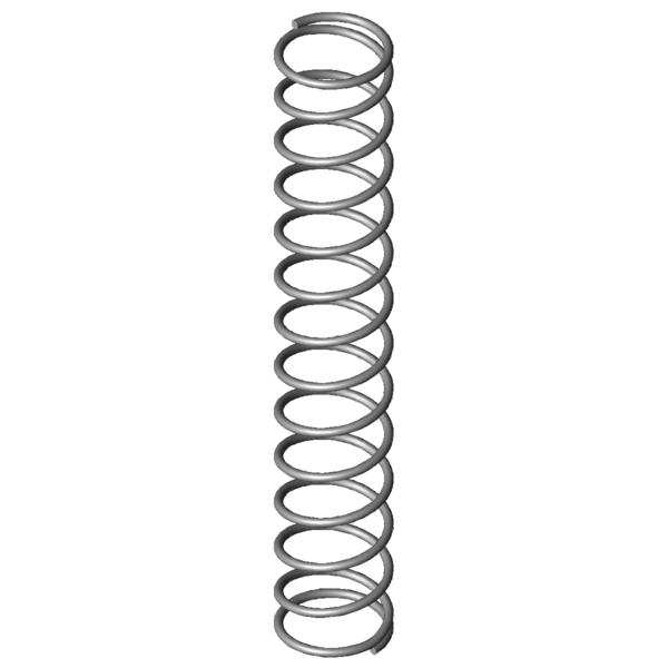 CAD obrázek Tlacné pružiny VD-006D