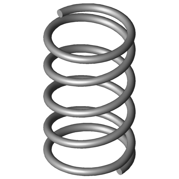 CAD obrázek Tlacné pružiny VD-007