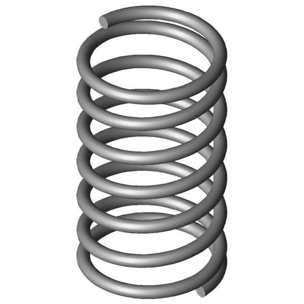 CAD obrázek Tlacné pružiny VD-007A