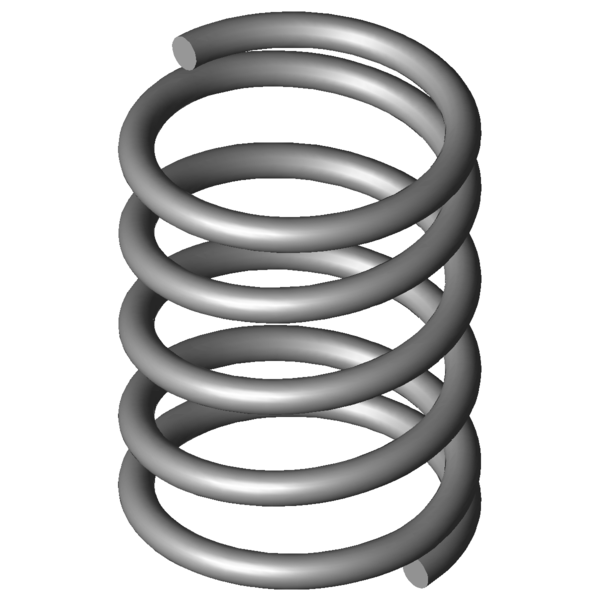 CAD obrázek Tlacné pružiny VD-011B