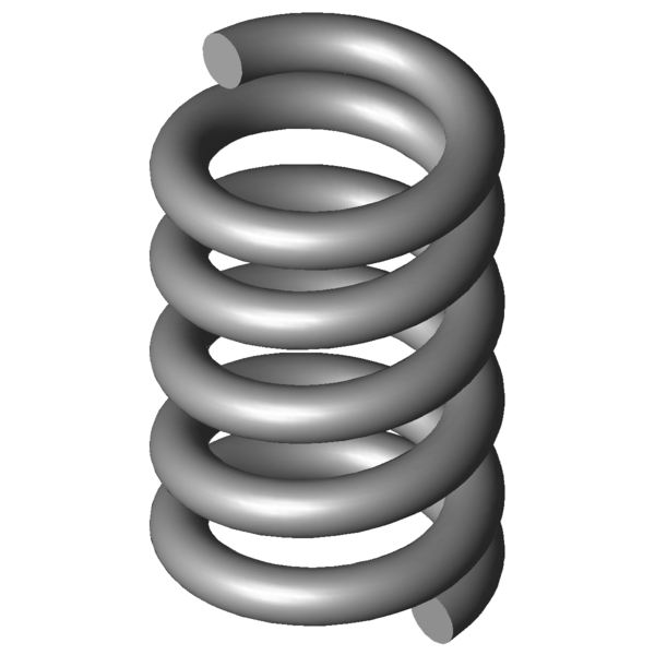 CAD obrázek Tlacné pružiny VD-011R