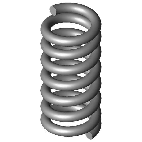 CAD obrázek Tlacné pružiny VD-011S