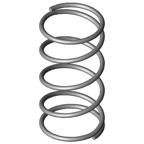 CAD obrázek Tlacné pružiny VD-012