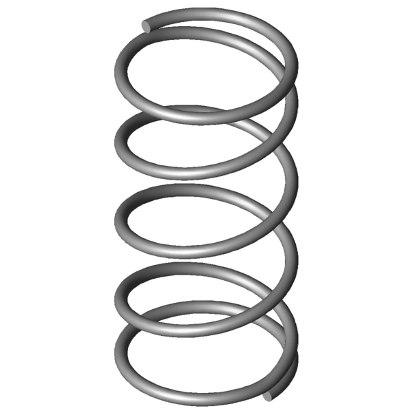 CAD obrázek Tlacné pružiny VD-012A