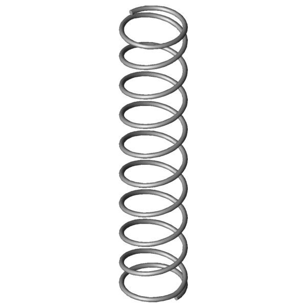 CAD obrázek Tlacné pružiny VD-014