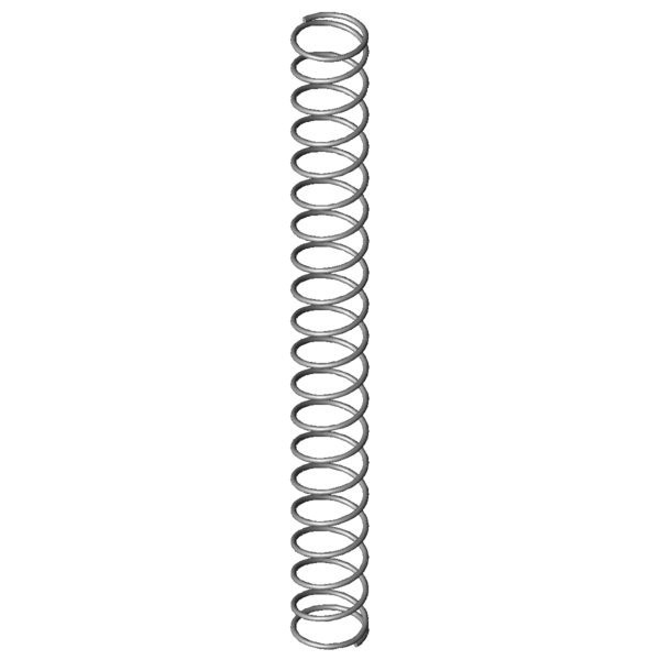 CAD obrázek Tlacné pružiny VD-016