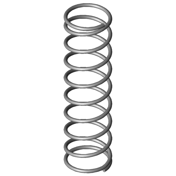 CAD obrázek Tlacné pružiny VD-016C