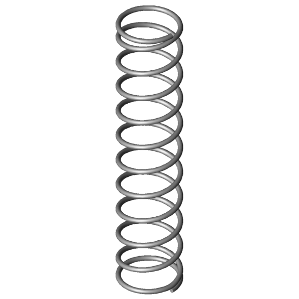 CAD obrázek Tlacné pružiny VD-016D