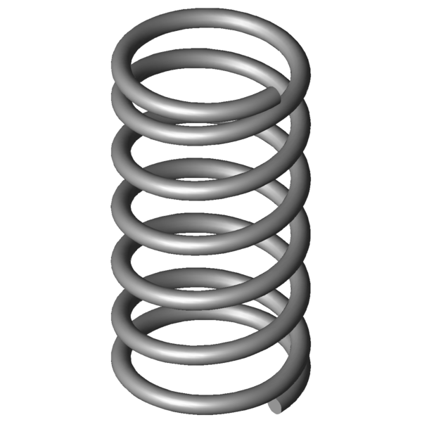 CAD obrázek Tlacné pružiny VD-021B