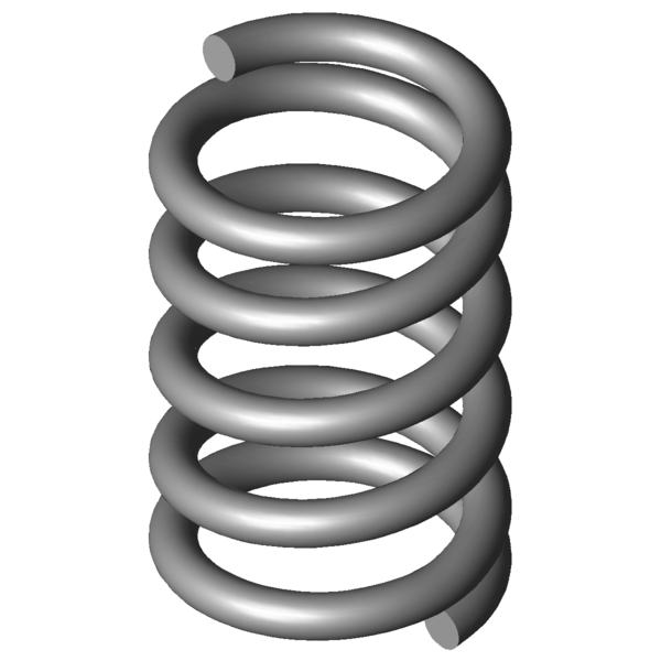 CAD obrázek Tlacné pružiny VD-026G