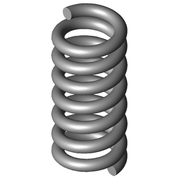 CAD obrázek Tlacné pružiny VD-026N