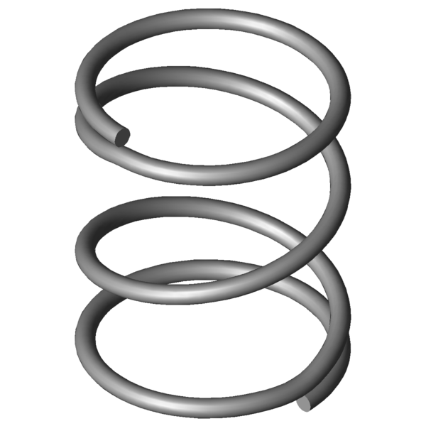 CAD obrázek Tlacné pružiny VD-026Q-10