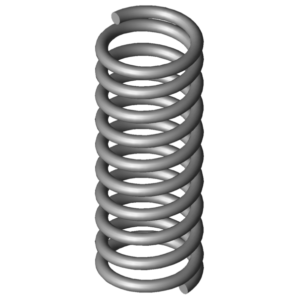 CAD obrázek Tlacné pružiny VD-026R-22