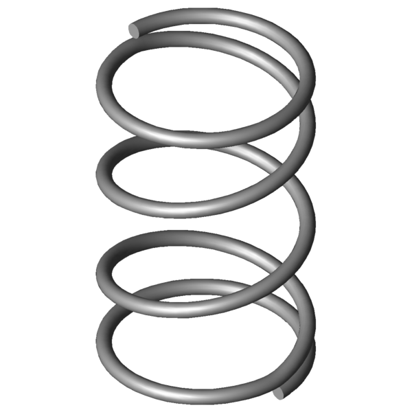 CAD obrázek Tlacné pružiny VD-027B