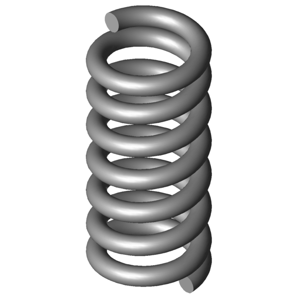 CAD obrázek Tlacné pružiny VD-042F-02