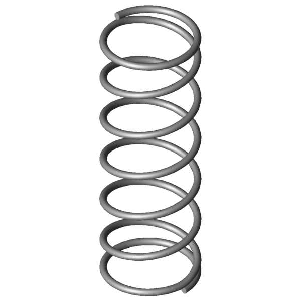 CAD obrázek Tlacné pružiny VD-044
