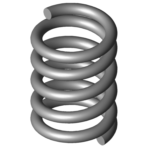 CAD obrázek Tlacné pružiny VD-059