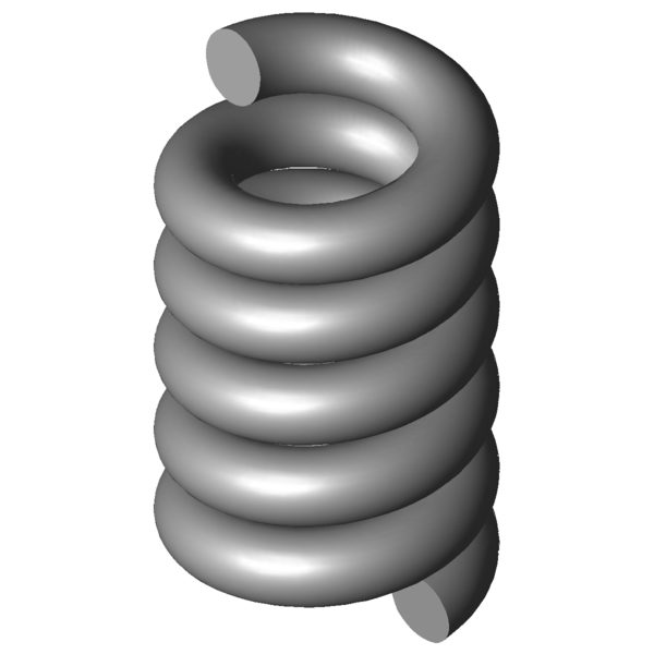 CAD obrázek Tlacné pružiny VD-063H-01