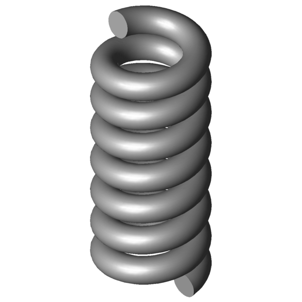 CAD obrázek Tlacné pružiny VD-063H-02