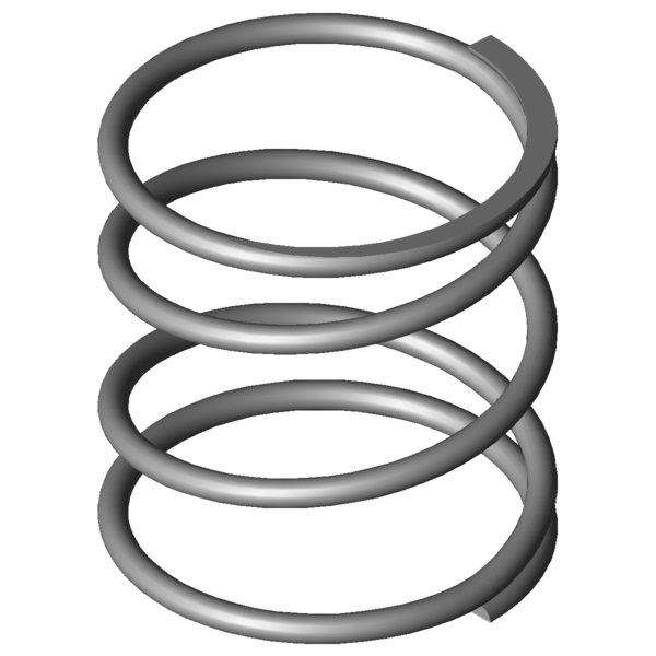 CAD obrázek Tlacné pružiny VD-063Q-03